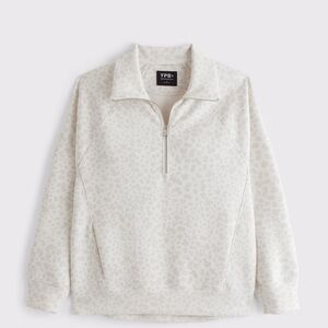 XL YPB Abercrombie 1/4 zip in feather grey